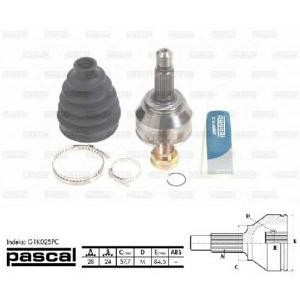 каре комплект, полуоска PASCAL G1K025PC 