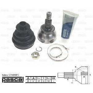 каре комплект, полуоска PASCAL G1M008PC 