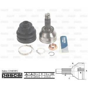 каре комплект, полуоска PASCAL G1M010PC 