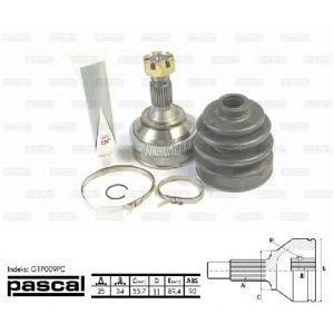каре комплект, полуоска PASCAL G1P009PC 