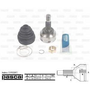 каре комплект, полуоска PASCAL G1P025PC 