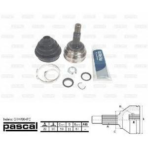 каре комплект, полуоска PASCAL G1W004PC 