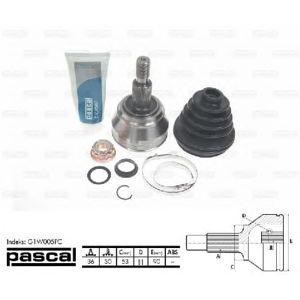 каре комплект, полуоска PASCAL G1W005PC 