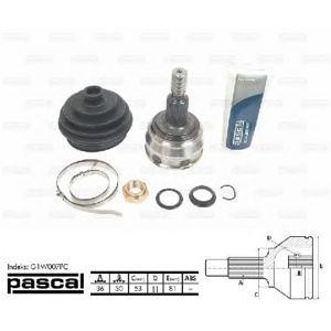 каре комплект, полуоска PASCAL G1W007PC 
