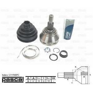 каре комплект, полуоска PASCAL G1W028PC 