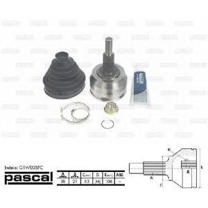 каре комплект, полуоска PASCAL G1W035PC 