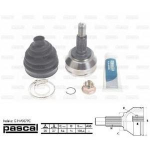 каре комплект, полуоска PASCAL G1W037PC 
