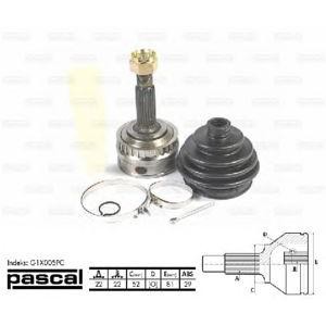 каре комплект, полуоска PASCAL G1X005PC 