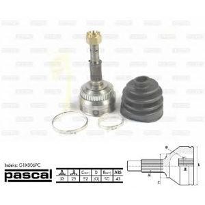 каре комплект, полуоска PASCAL G1X006PC 