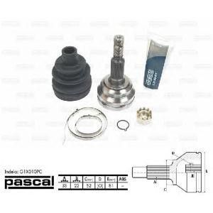 каре комплект, полуоска PASCAL G1X010PC 