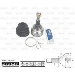 каре комплект, полуоска PASCAL G1X027PC 