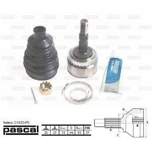 каре комплект, полуоска PASCAL G1X034PC 