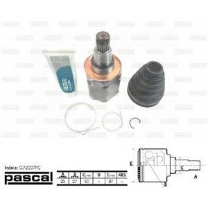 каре комплект, полуоска PASCAL G72007PC 