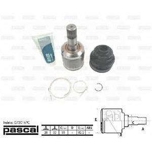 каре комплект, полуоска PASCAL G73016PC 