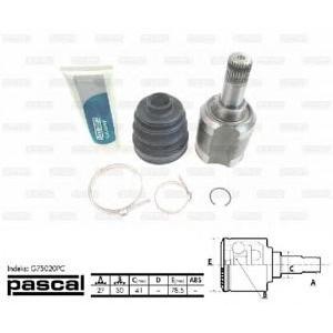 каре комплект, полуоска PASCAL G75020PC 
