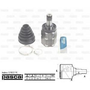 каре комплект, полуоска PASCAL G7B001PC 