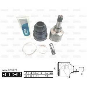 каре комплект, полуоска PASCAL G7P001PC 