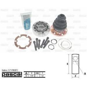 каре комплект, полуоска PASCAL G7W003PC 