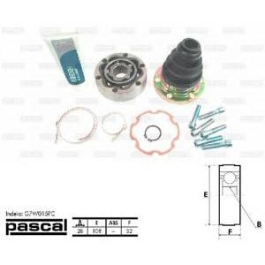 каре комплект, полуоска PASCAL G7W015PC 