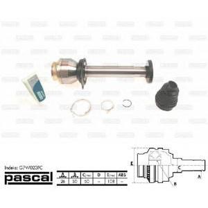 каре комплект, полуоска PASCAL G7W023PC 