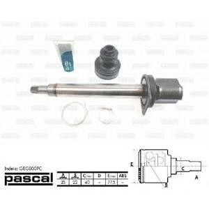 каре комплект, полуоска PASCAL G8G003PC 
