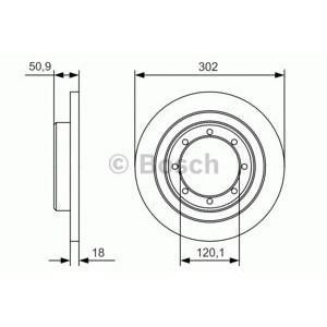 спирачен диск BOSCH 0 986 479 A93