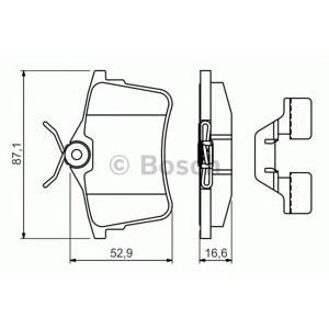 накладки BOSCH 0 986 494 646 