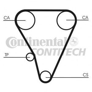 ангренажен ремък CONTITECH CT555 