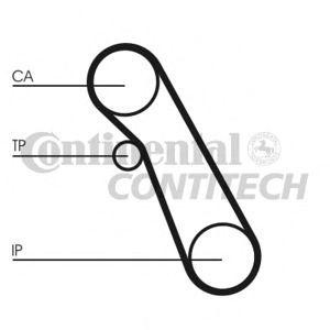 комплект ангренажен ремък CONTITECH CT983K1 