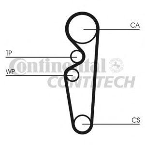 ангренажен ремък CONTITECH CT729 