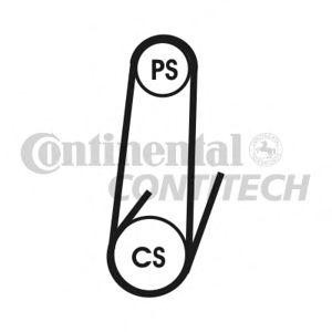 пистов ремък CONTITECH 4PK1102 ELAST 