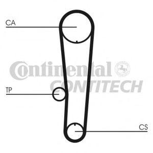 ангренажен ремък CONTITECH CT1017 