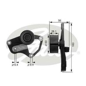 паразитна ролка пистов ремък GATES T36021 