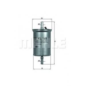 горивен филтър KNECHT KL 165