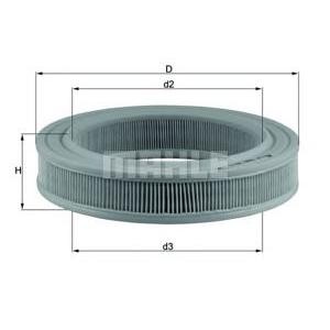 въздушен филтър KNECHT LX 386