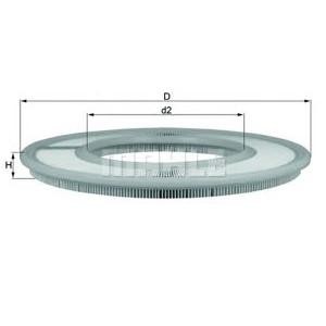 въздушен филтър KNECHT LX 91