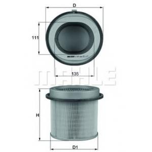 въздушен филтър KNECHT LX 670 