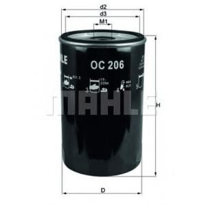 маслен филтър KNECHT OC 206 