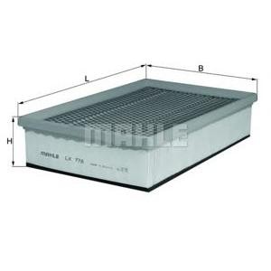 въздушен филтър KNECHT LX 778