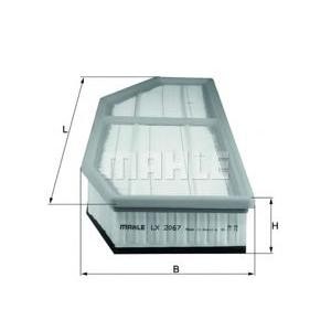 въздушен филтър KNECHT LX 2067