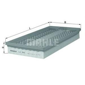 въздушен филтър KNECHT LX 348