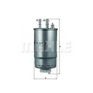 горивен филтър KNECHT KL 567 
