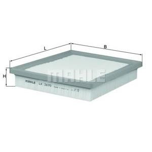 въздушен филтър KNECHT LX 2870 