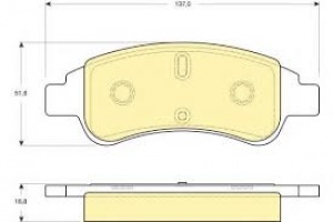 Спирачни накладки MAFF 7.723.0