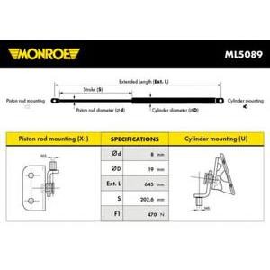 амортисьор за багажник MONROE ML5089 