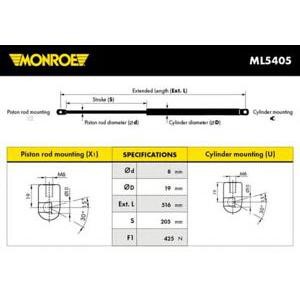 амортисьор за багажник MONROE ML5405