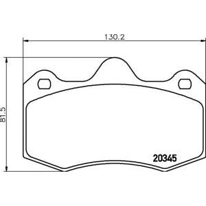 накладки TEXTAR 2034501 
