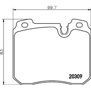 накладки TEXTAR 2030907 