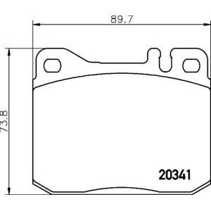 накладки TEXTAR 2034110 