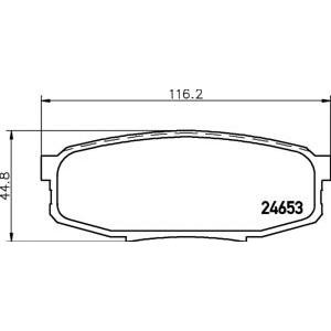 накладки TEXTAR 2465301 
